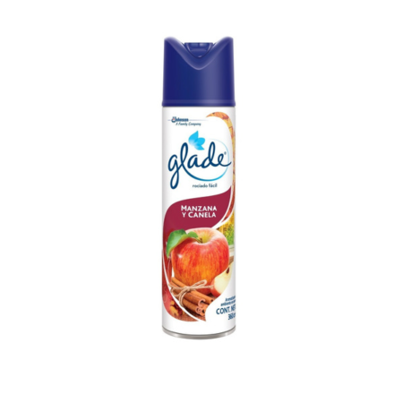 GLADE AEROSOL MANZANA & CANELA X 360 ML