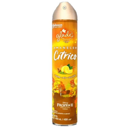GLADE AEROSOL AMANECER CITRICO 400 ML