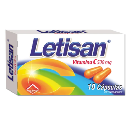 LETISAN 500 MG X 10 CAPSULAS