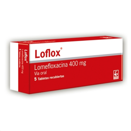 LOFLOX 400 MG X 5 TABLETAS