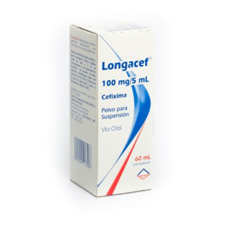 LONGACEF SUSPENSIÓN 100 MG X 60 ML