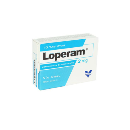 LOPERAM X 10 TABLETAS