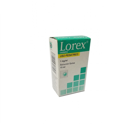 LOREX SOLUCIÓN GOTAS PEDIÁTRICAS 1MG - ML X 15 ML