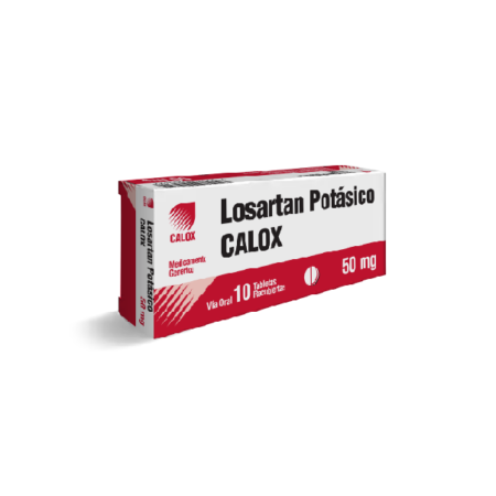 LOSARTAN POTÁSICO 50 MG X 10 TABLETAS CALOX