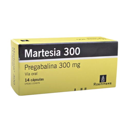 MARTESIA   300 MG X 14 CAPSULAS