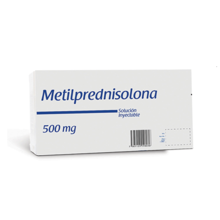 METILPREDNISOLONA 500MG AMPOLLA