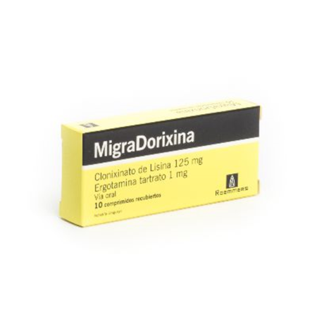 MIGRA DORIXINA 125 - 1MGX 10 TABLETAS