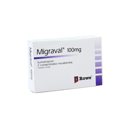 MIGRAVAL 100 MG X 2 TABLETAS