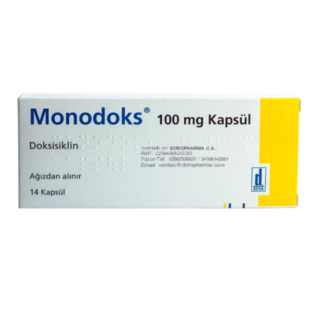 MONODOKS 100 MG. X 14 TABLETAS
