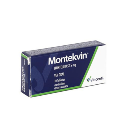 MONTEKVIN 5 MG X 10 TABLETAS