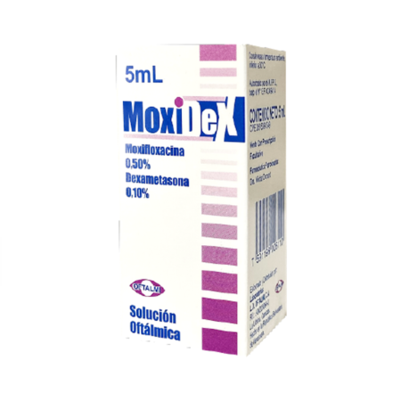 MOXIDEX SOLUCIÓN OFTÁLMICA 0.5%/0.1% X 5ML