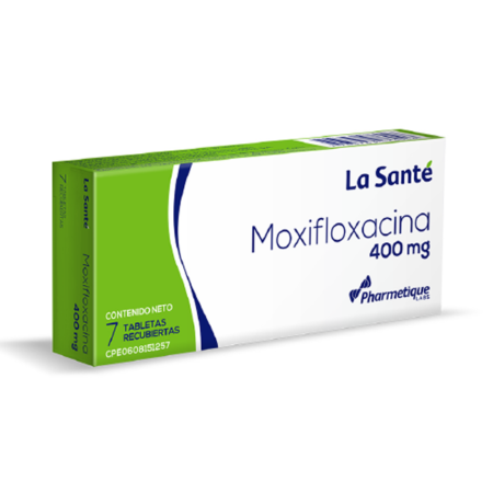 MOXIFLOXINA 400MG X 7 TABLETAS  ELTER