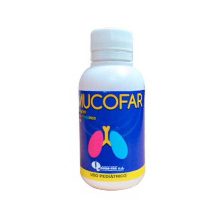 MUCOFAR JARABE PEDIATRICO 100 MG - 5 ML X 120 ML