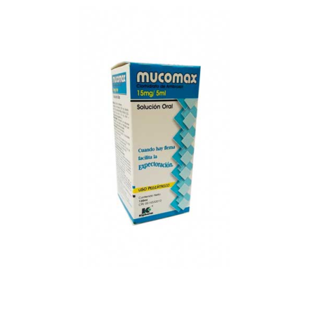 MUCOMAX 15 MG JARABE X120 ML