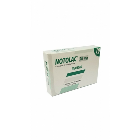 NOTOLAC 20 MG X 10 TABLETAS