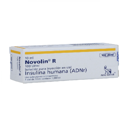 NOVOLIN R INYECCIÓN 100UI X 10 ML