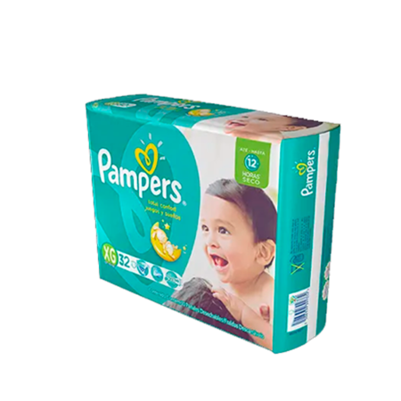 PAÑALES PAMPERS JUEGOS Y SUEÑOS XG X 32 UNIDADES