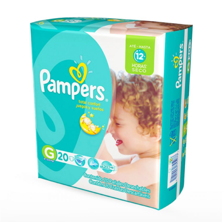 PAÑALES PAMPER JUEGO Y SUEÑOS GRANDE X 20 UNID