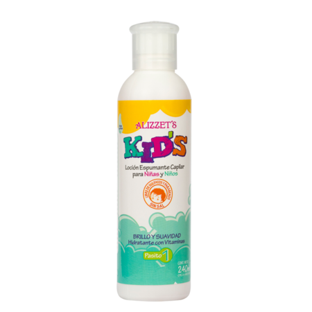 CHAMPU CAPILAR ESPUMANTE KIDS ALIZZETS X240 ML