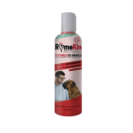 CHAMPU ROMEKIN SARNICIDA GARRAPATICIDA 250 CC